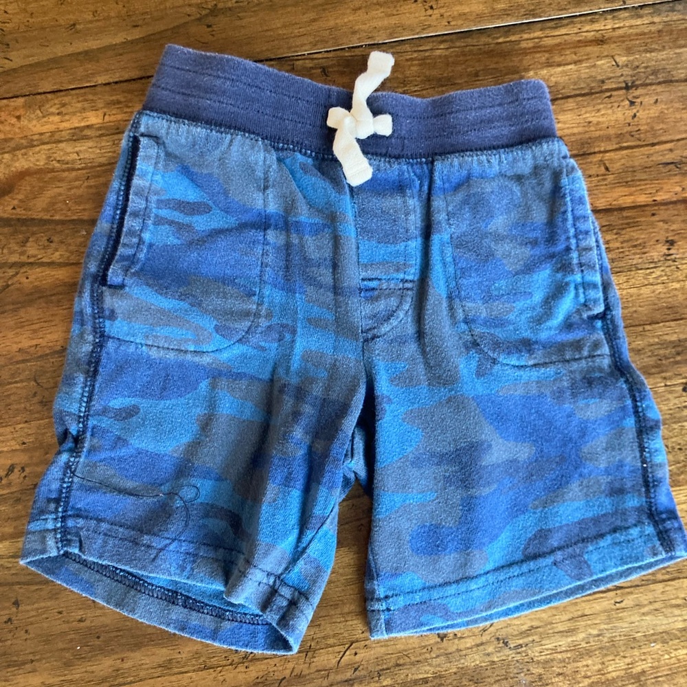 GAP Kids Blue Camo Shorts